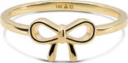 DEVATA Bow Ring in 14K Gold