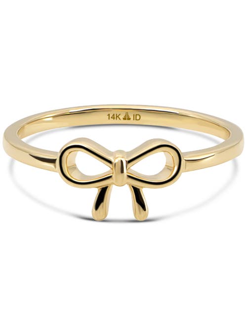 Devata Bow Ring In Gold