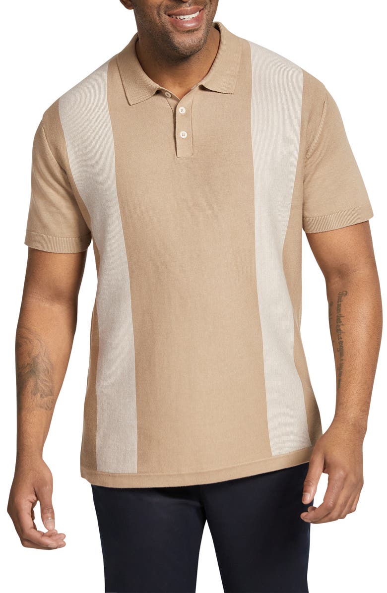 Johnny Bigg Jeremy Vertical Stripe Cotton Polo, Main, color, 