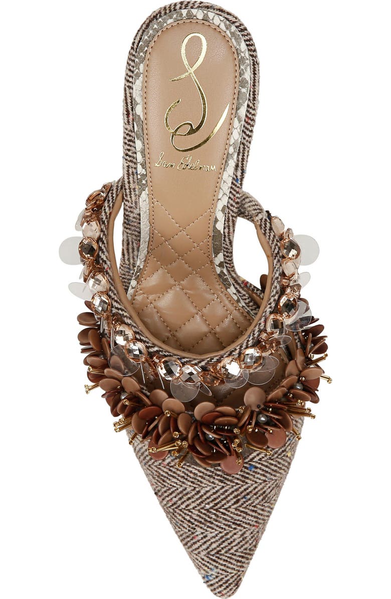 Sam Edelman Athena Pointed Toe Mule, Alternate, color, Brown Multi