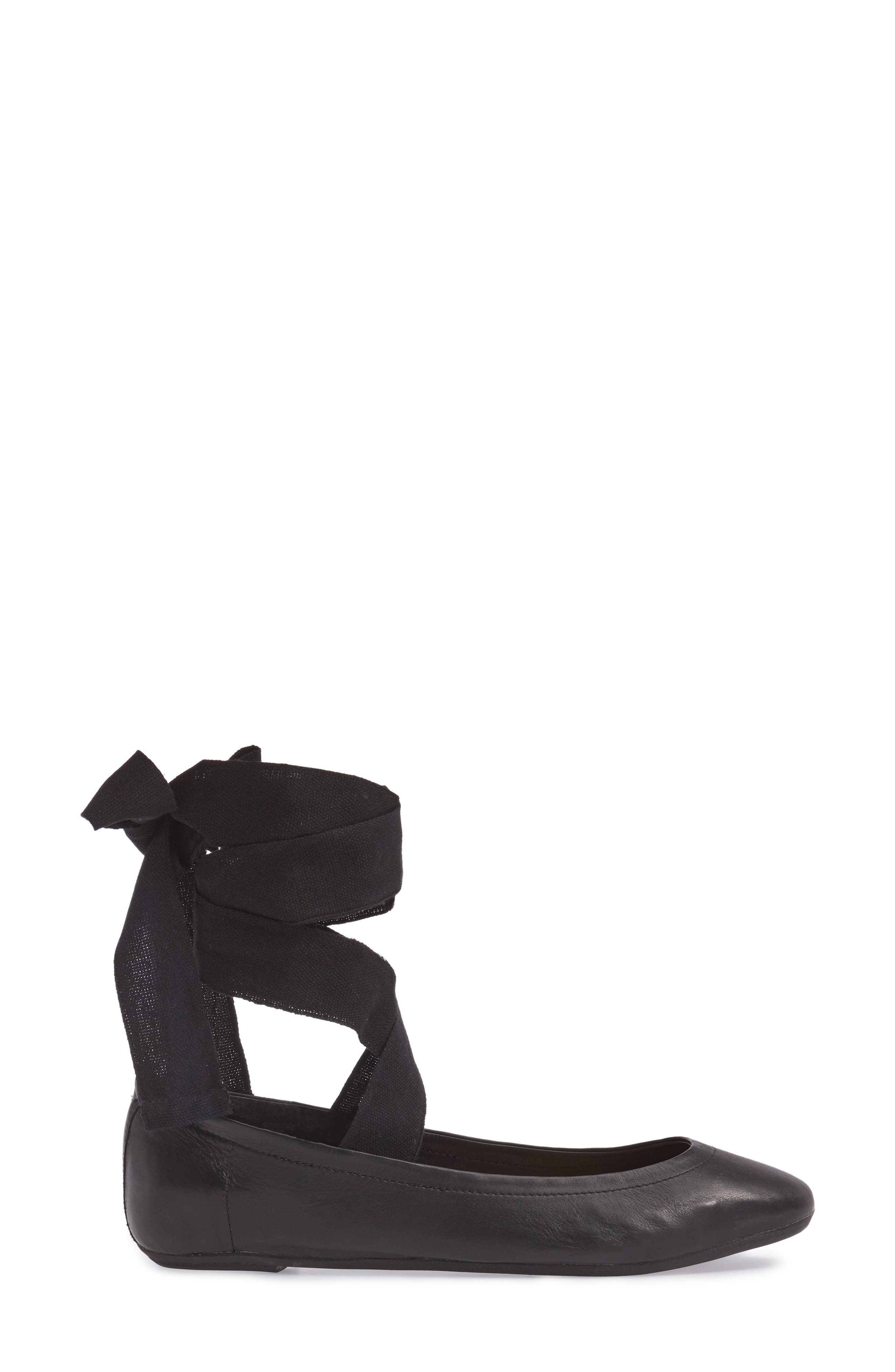 Free People Degas Ballet Flat, Alternate, color, 