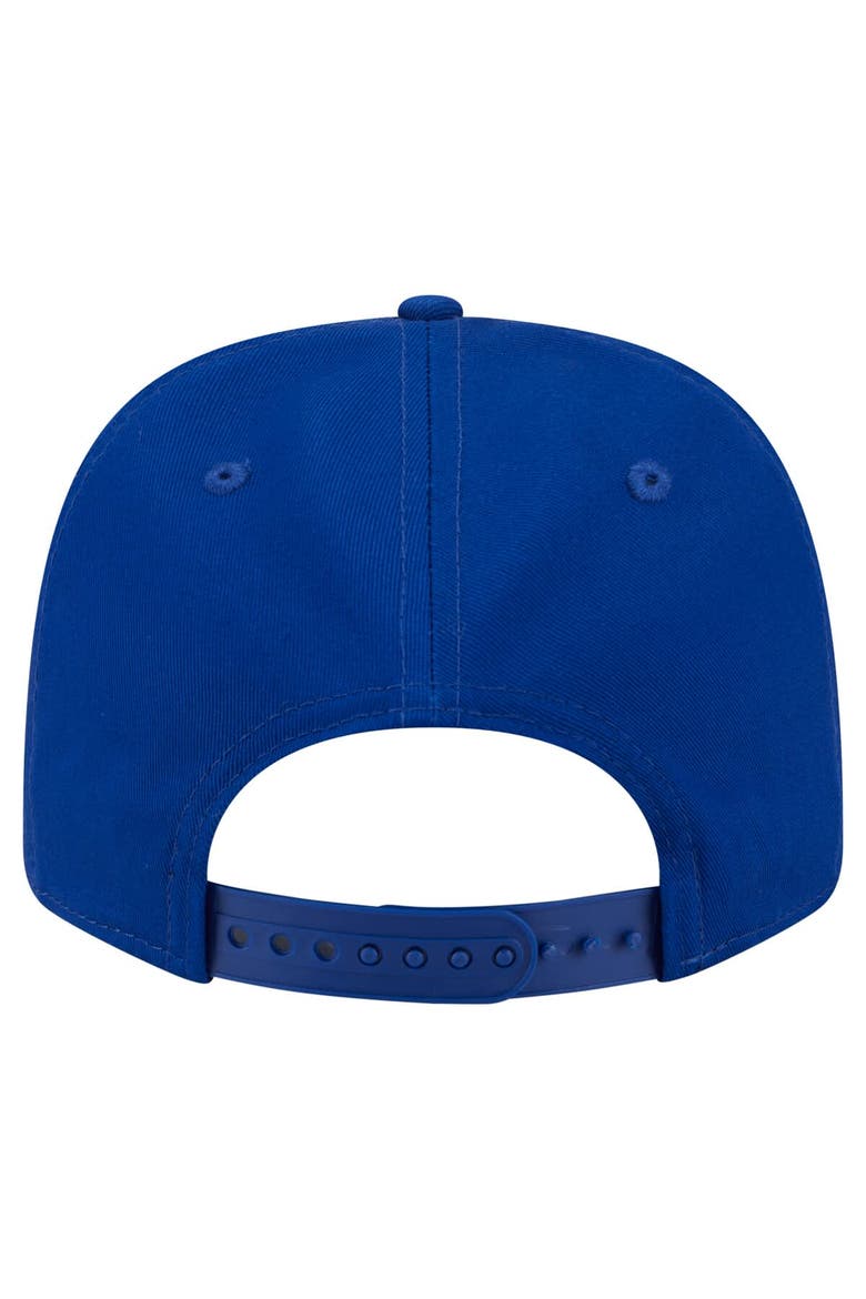 Men's New Era Royal Chicago Cubs Circle Patch 9SEVENTY Stretch-Snap Hat, Alternate, color, Royal