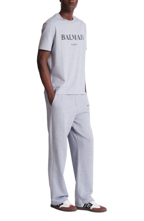 T-Shirt with Balmain Print