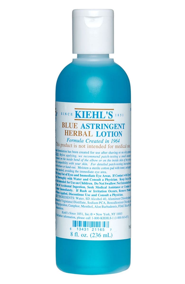 Kiehl's Since 1851 Blue Astringent Herbal Lotion<sup>®</sup> Toner, Main, color, 