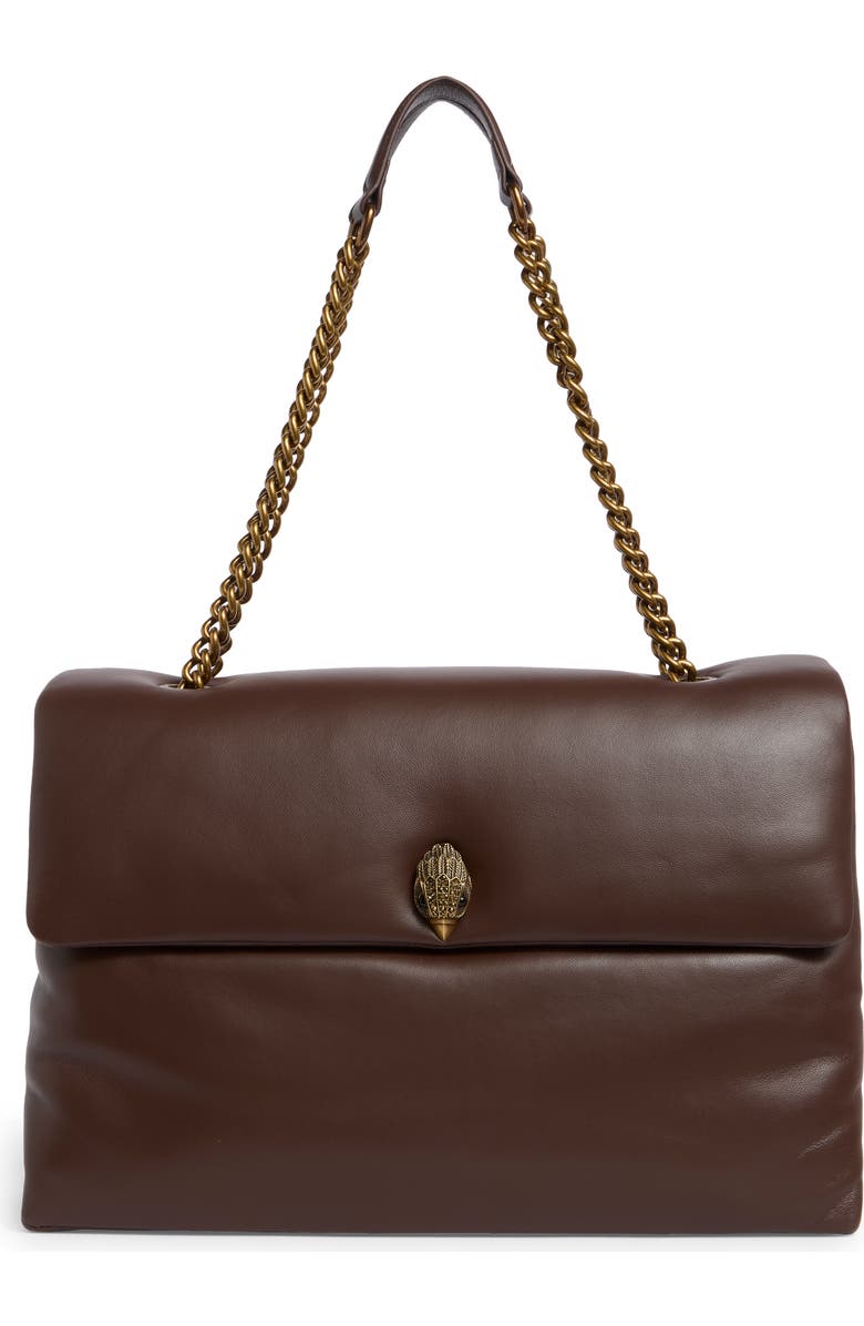 Kurt Geiger London XX-Large Kew Shoulder Bag, Main, color, Brown