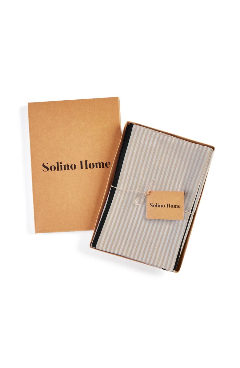 Solino Home Linen Dinner Napkins - Carmine, 20" x 20", Alternate, color, 