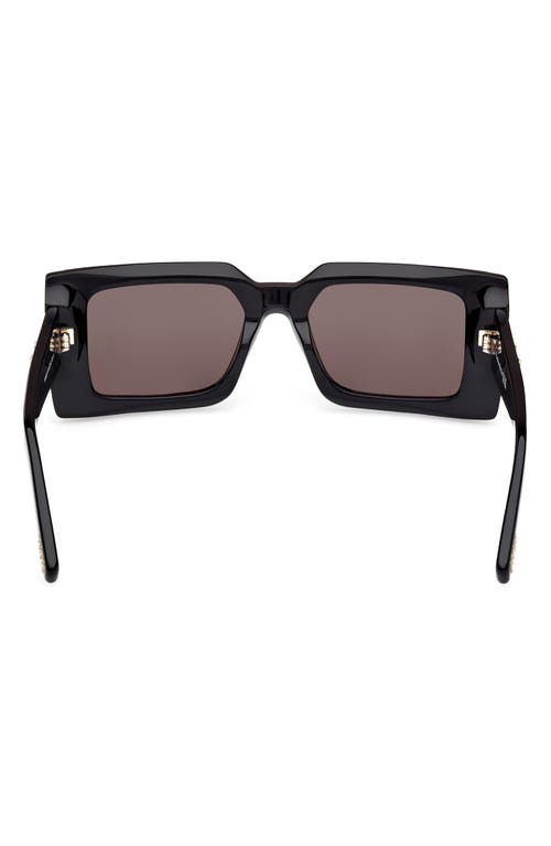 Mcm Smoke Pilot Ladies Sunglasses Mw0007 01a 52 In Black