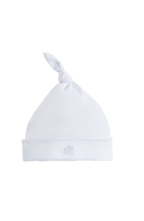 Premium Peruvian Pima Cotton Logo Knot Beanie For Infant