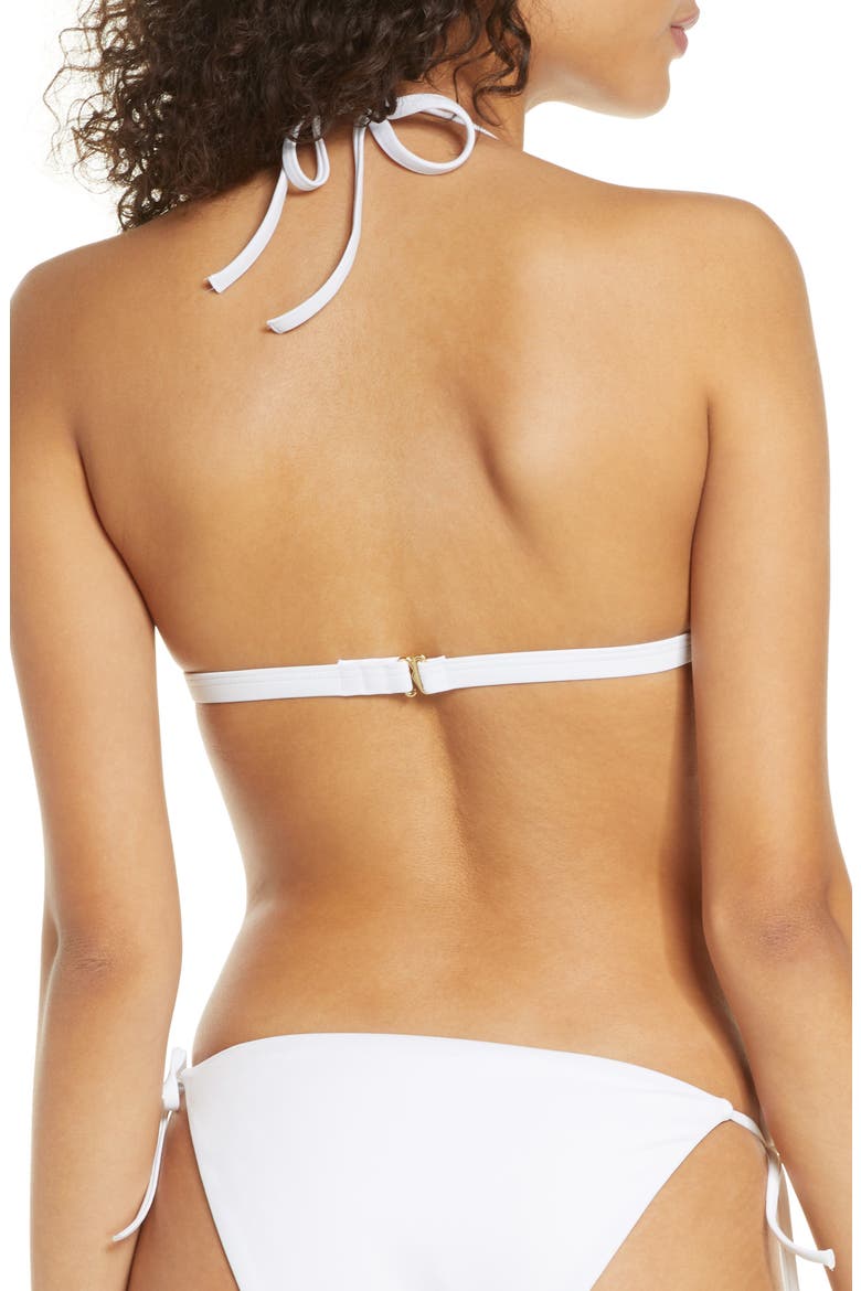 Elevated Triangle Top, Alternate, color, WHITE