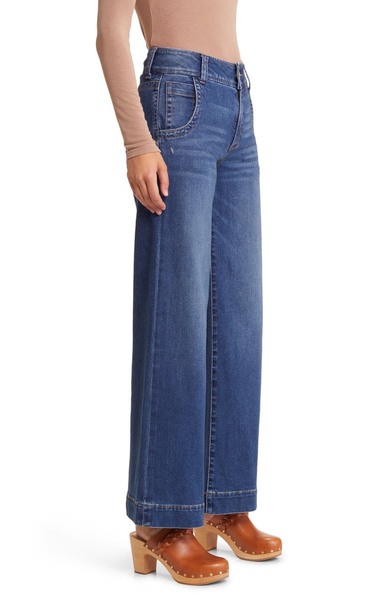 KUT from the Kloth Meg High Waist Wide Leg Jeans, Alternate, color, 