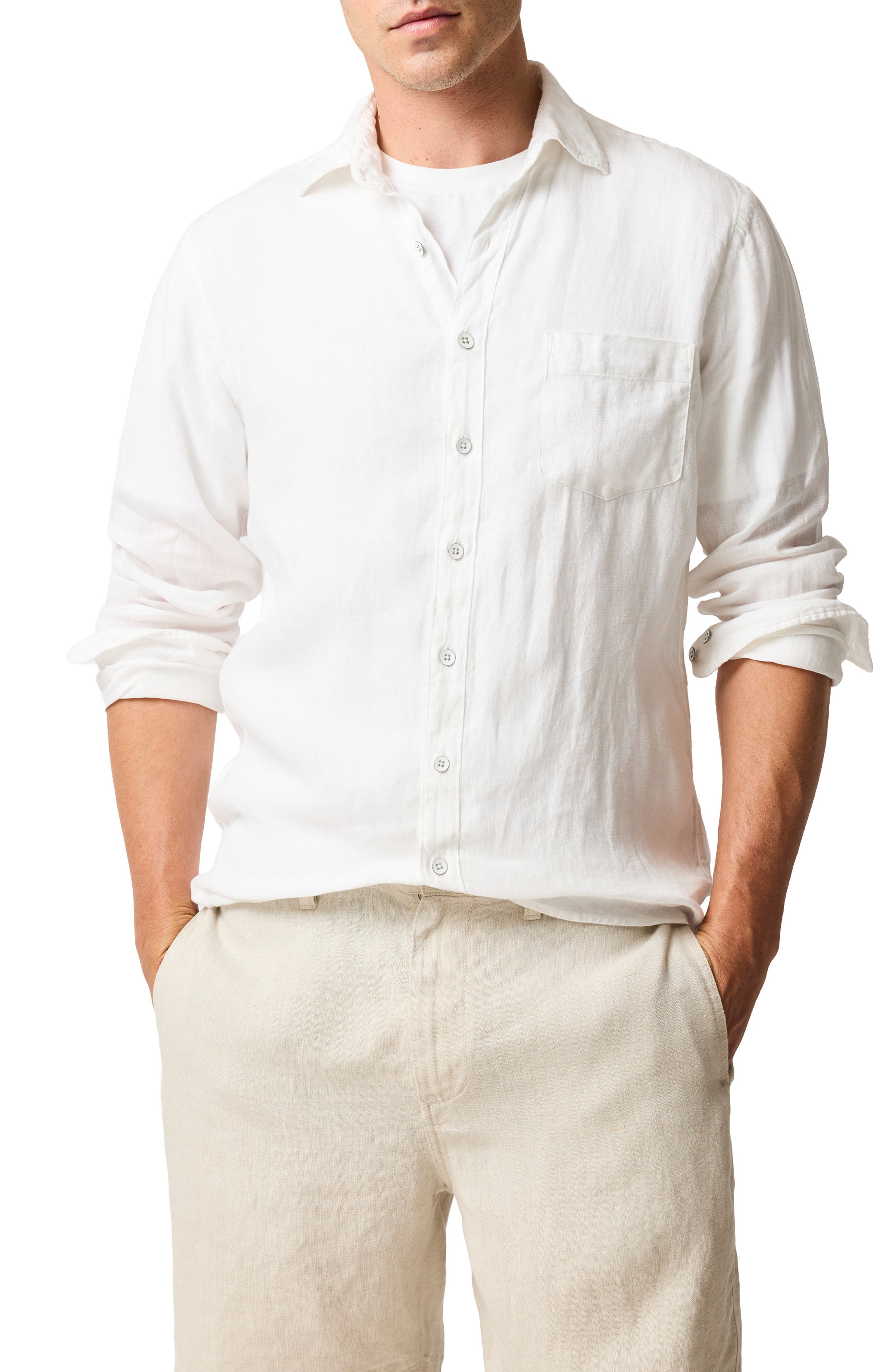Rodd & Gunn Coromandel Button-Up Linen Shirt