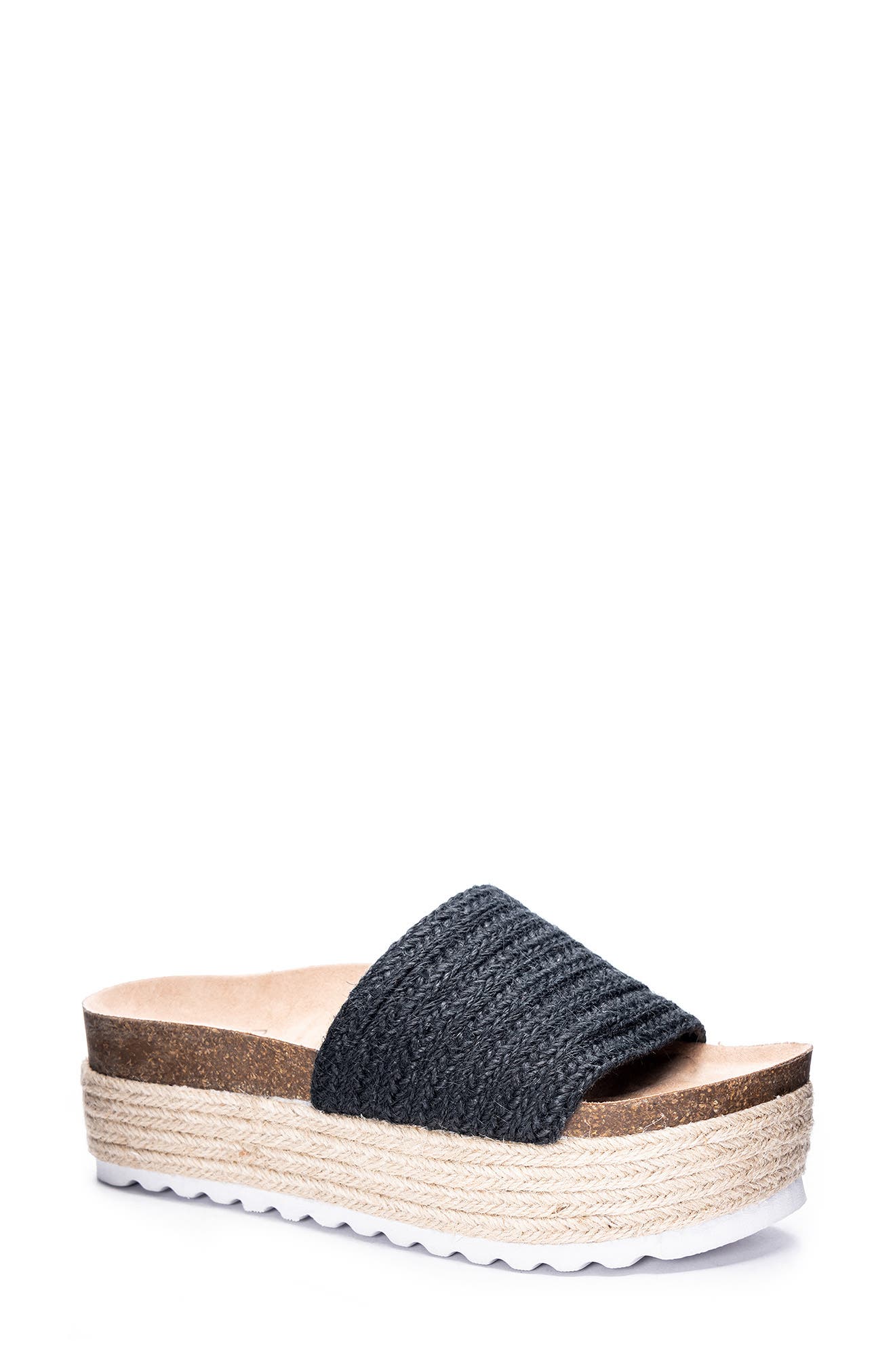Dirty Laundry Palm Desert Platform Espadrille Slide Sandal, Main, color, 