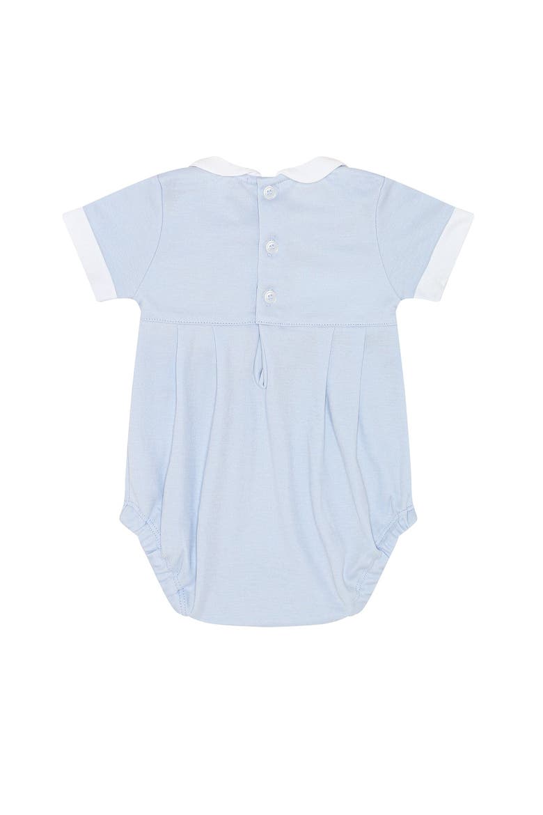 Signature Smocked Boys Bubble - Baby, Alternate, color, Blue