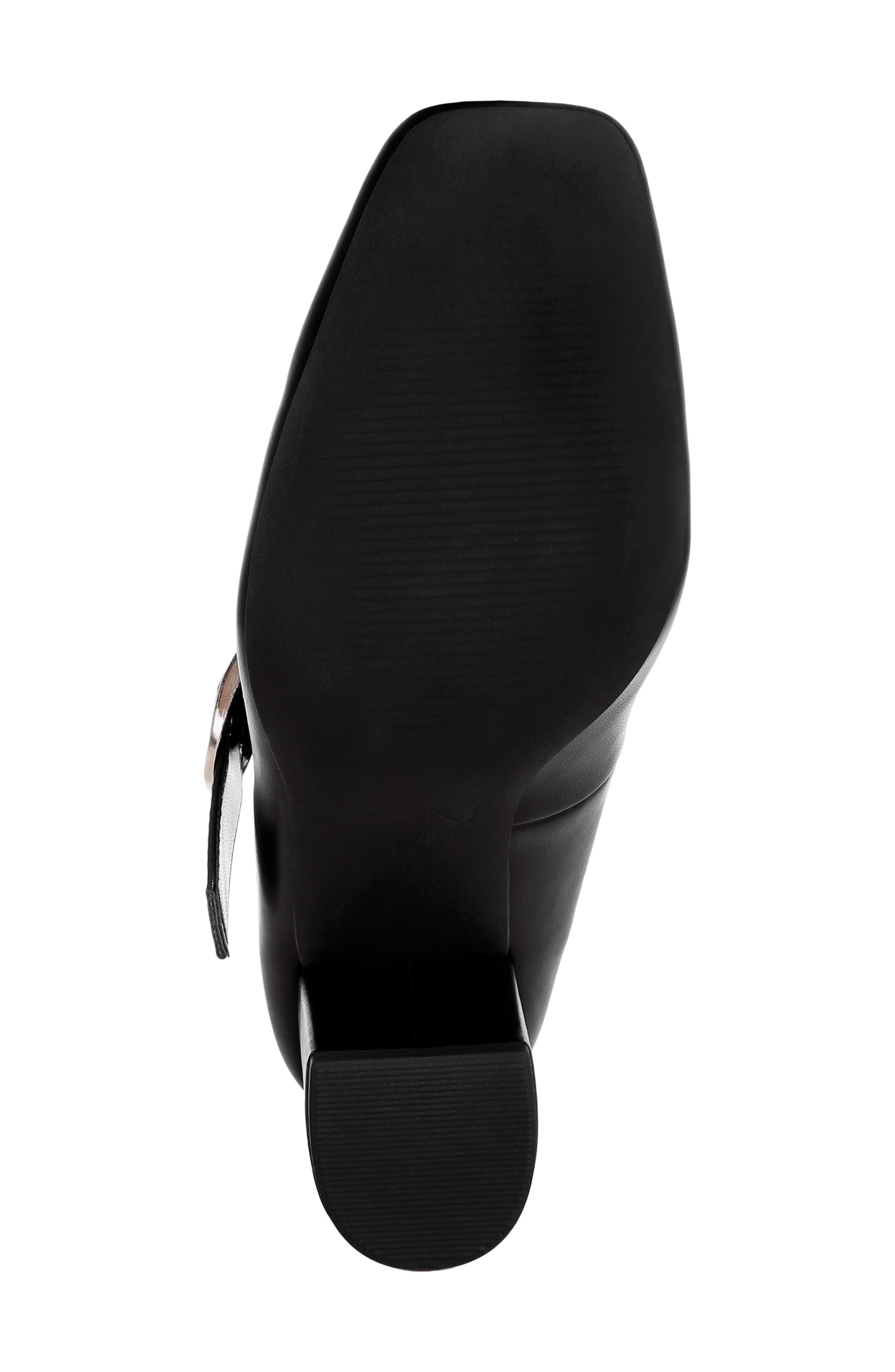 Mayuza Leather Mary Jane Pump, Alternate, color, BLACK SMOOTH