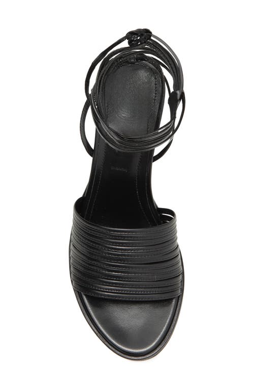 Aeyde Natania Ankle Strap Sandal In Black