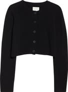 LOULOU DE SAISON Zephir Crop Cashmere Cardigan