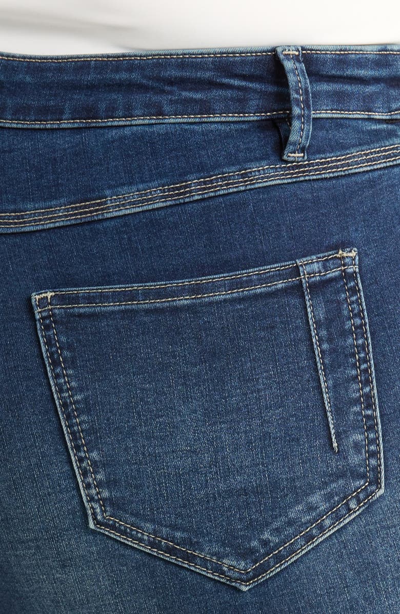 Lysse Estelle Everyday High Waist Flare Jeans, Alternate, color, Dark Midwash