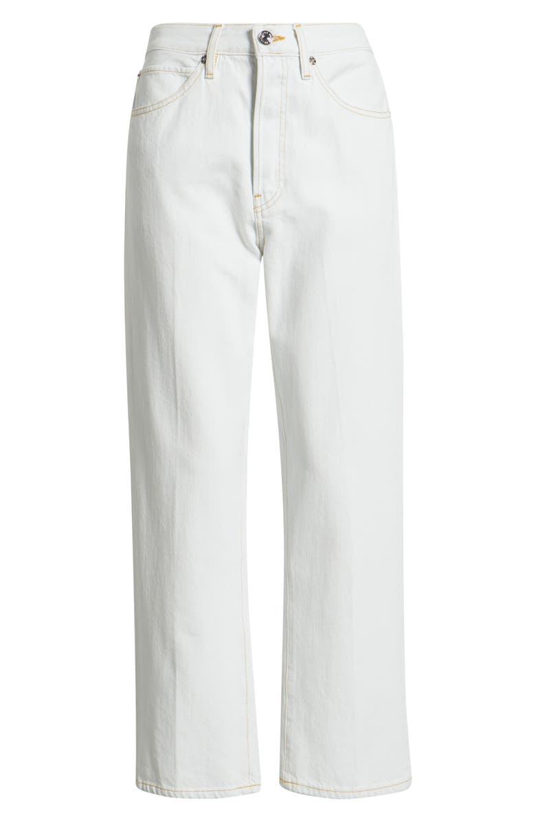 FRAME The Vertical High Waist Ankle Relaxed Straight Leg Jeans, Alternate, color, Trinity