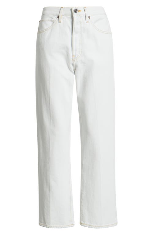 FRAME FRAME THE VERTICAL HIGH WAIST ANKLE RELAXED STRAIGHT LEG JEANS