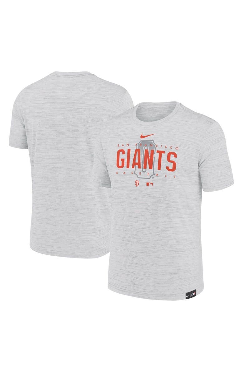Nike Men's Nike Gray San Francisco Giants City Connect Velocity Practice Performance T-Shirt, Main, color, Gray