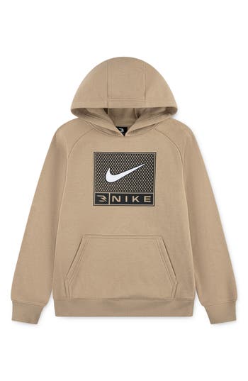 3 Brand Kids' Logo Hoodie In Neutral