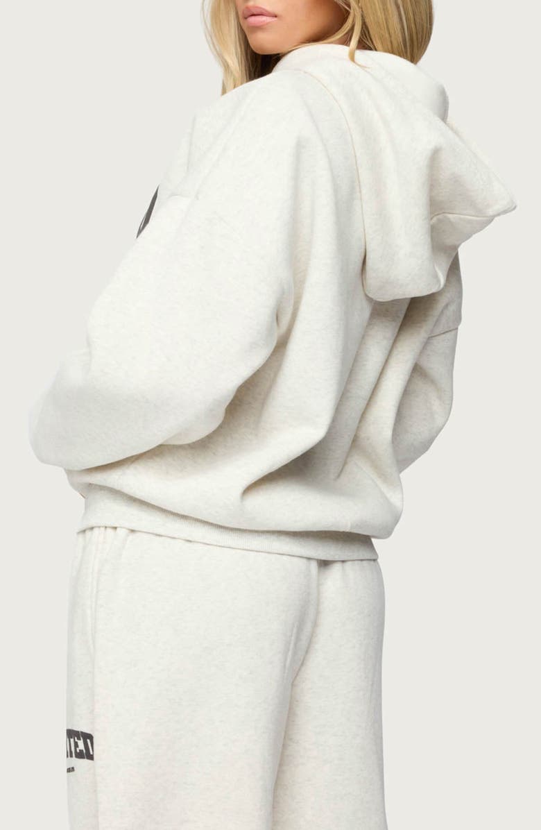 EDIKTED LA Hoodie, Alternate, color, Gray-Melange