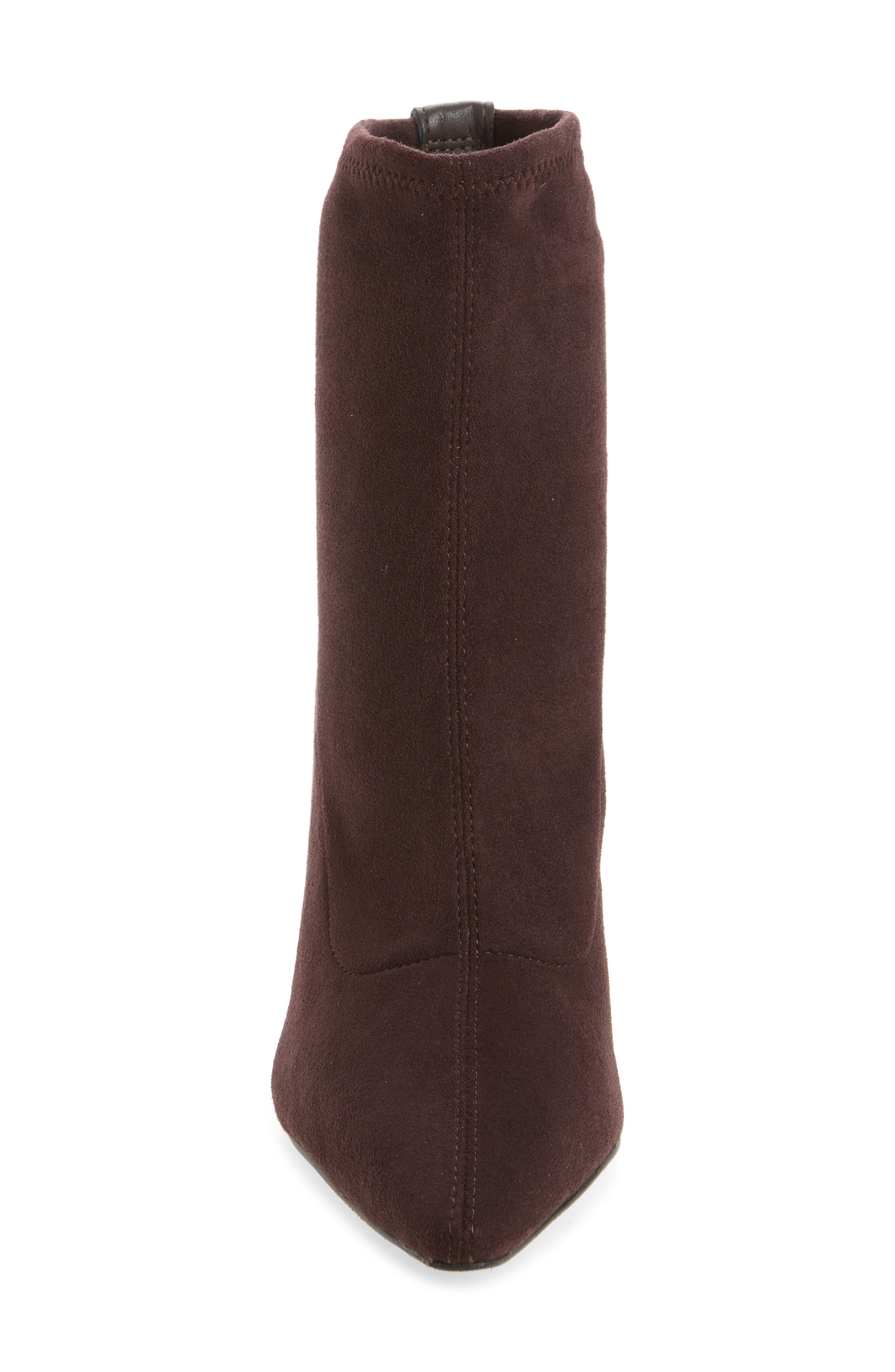 Kelsa Pointed Toe Bootie, Alternate, color, CHOCOLATE