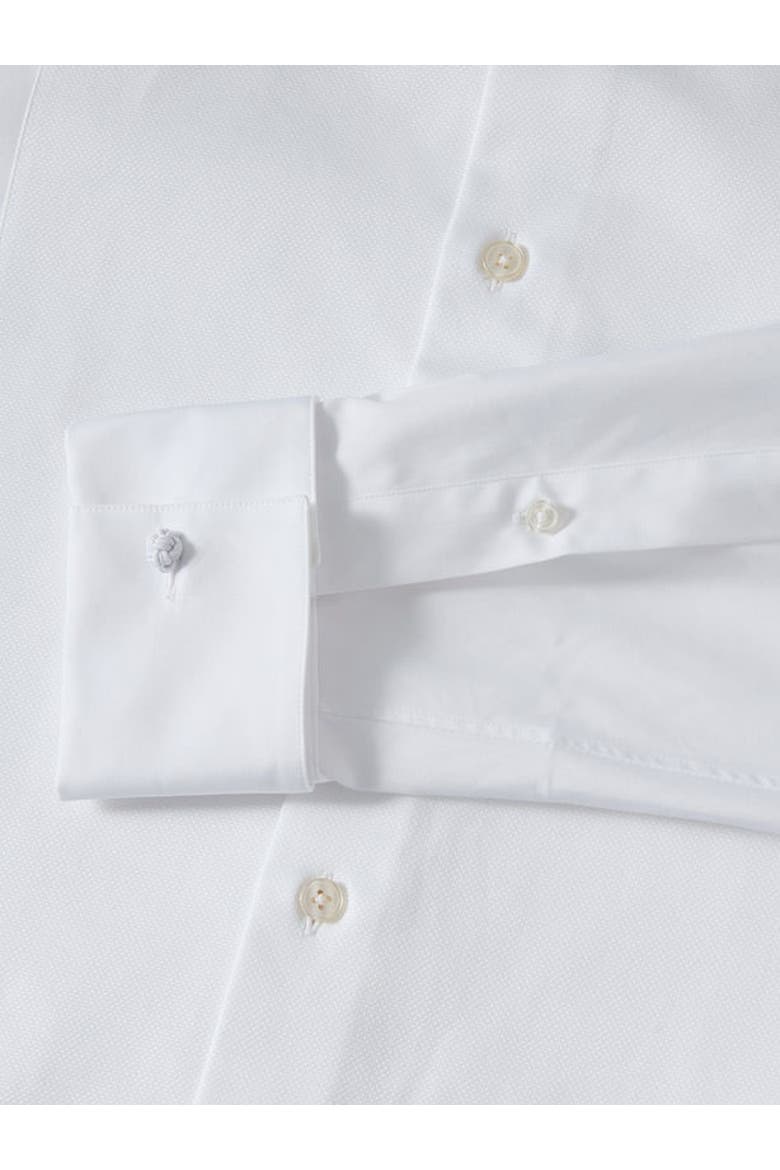 Reynolds Pique Bib Formal Shirt in Contemporary Fit, Alternate, color, White