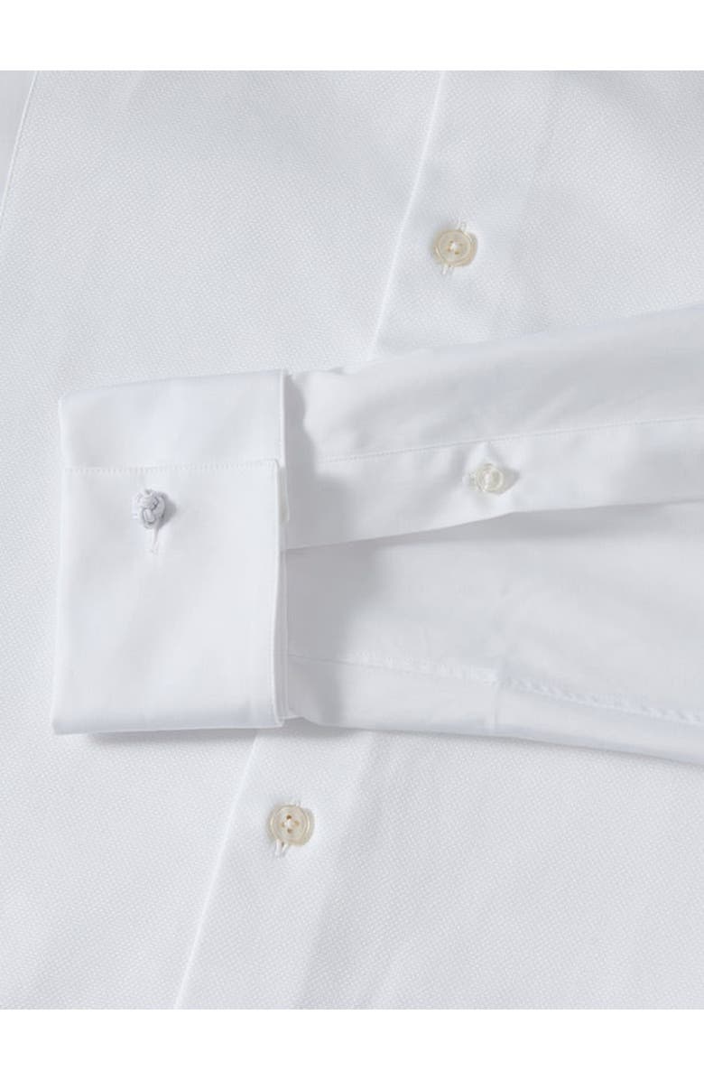 Robert Talbott Reynolds Pique Bib Formal Shirt in Contemporary Fit, Alternate, color, White