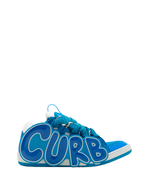 Curb Patch Sneakers In Leather