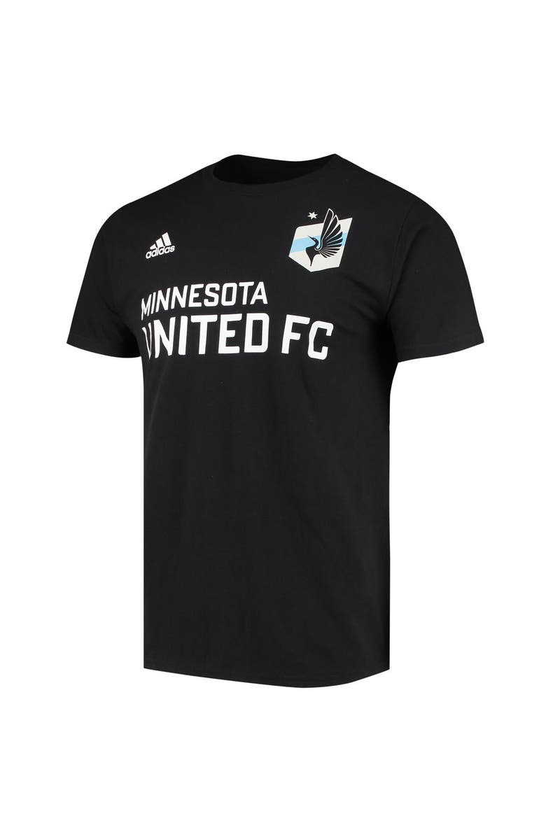adidas Men's adidas Kevin Molino Black Minnesota United FC Go To Name & Number T-Shirt, Alternate, color, Black