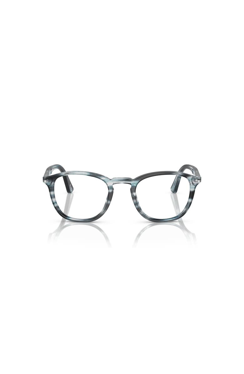 Persol 49mm Round optical glasses, Alternate, color, Grey
