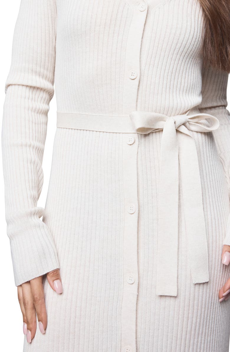 Splendid Georgie Long Sleeve Maxi Sweater Dress, Alternate, color, Pale Oak Heather