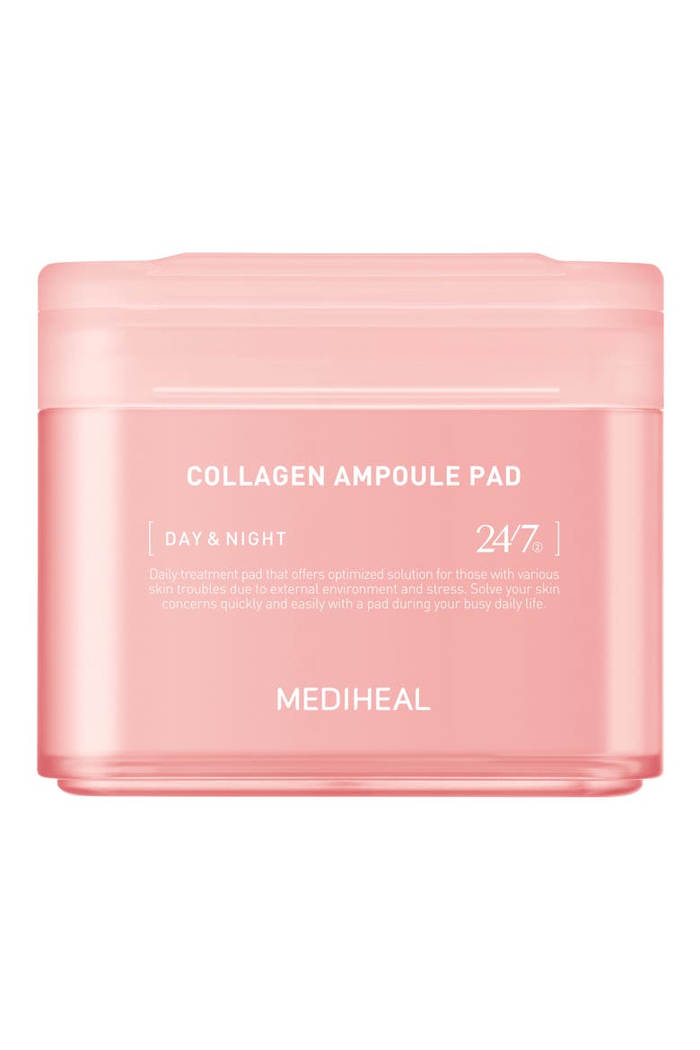 Collagen Ampoule Pad, Main, color, PINK