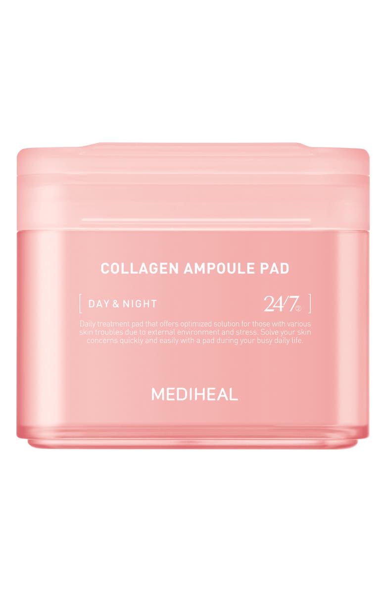 MEDIHEAL Collagen Ampoule Pad, Main, color, Pink