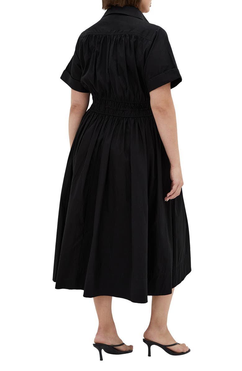 City Chic Lana Fit & Flare Shirtdress, Alternate, color,