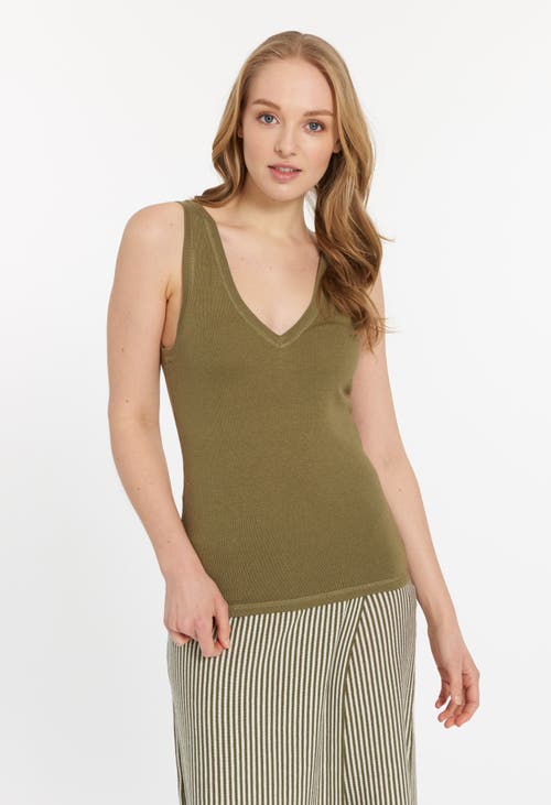 Leimere Sonoma Tank In Olive In Green
