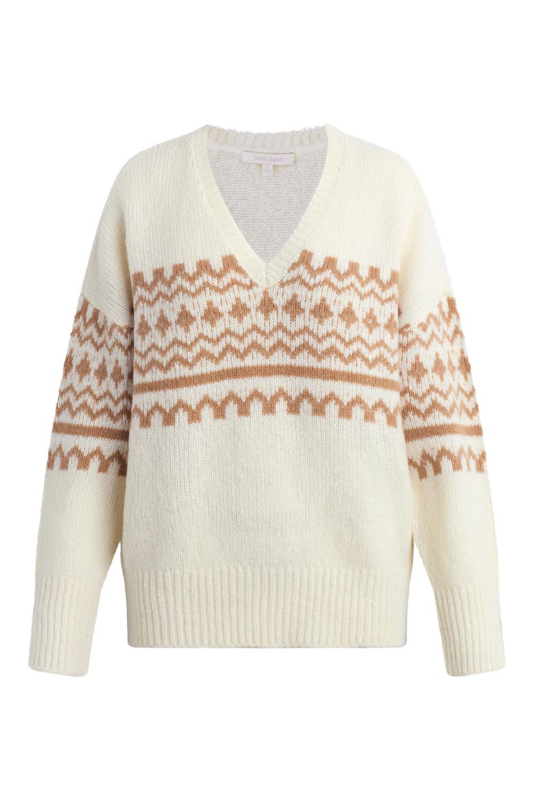 The Winter William Merino Wool Blend Sweater, Alternate, color, IVORY FAIRISLE