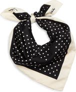 Valentino Garavani Polka Dot Silk Scarf