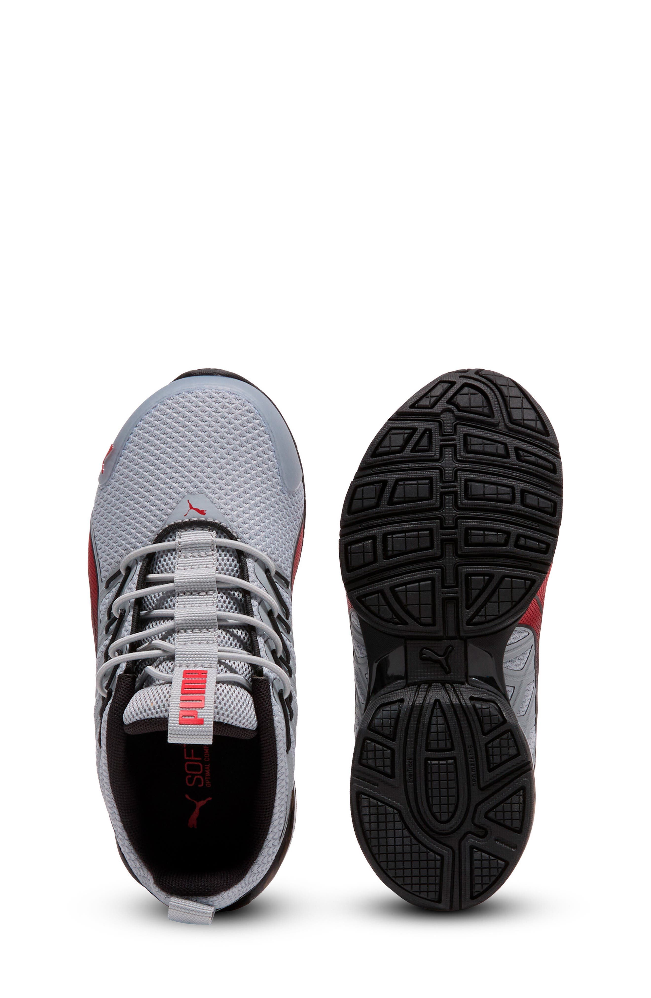 Voltaic Evo Sneaker, Alternate, color, COOL MID GRAY/ RED/ BLACK