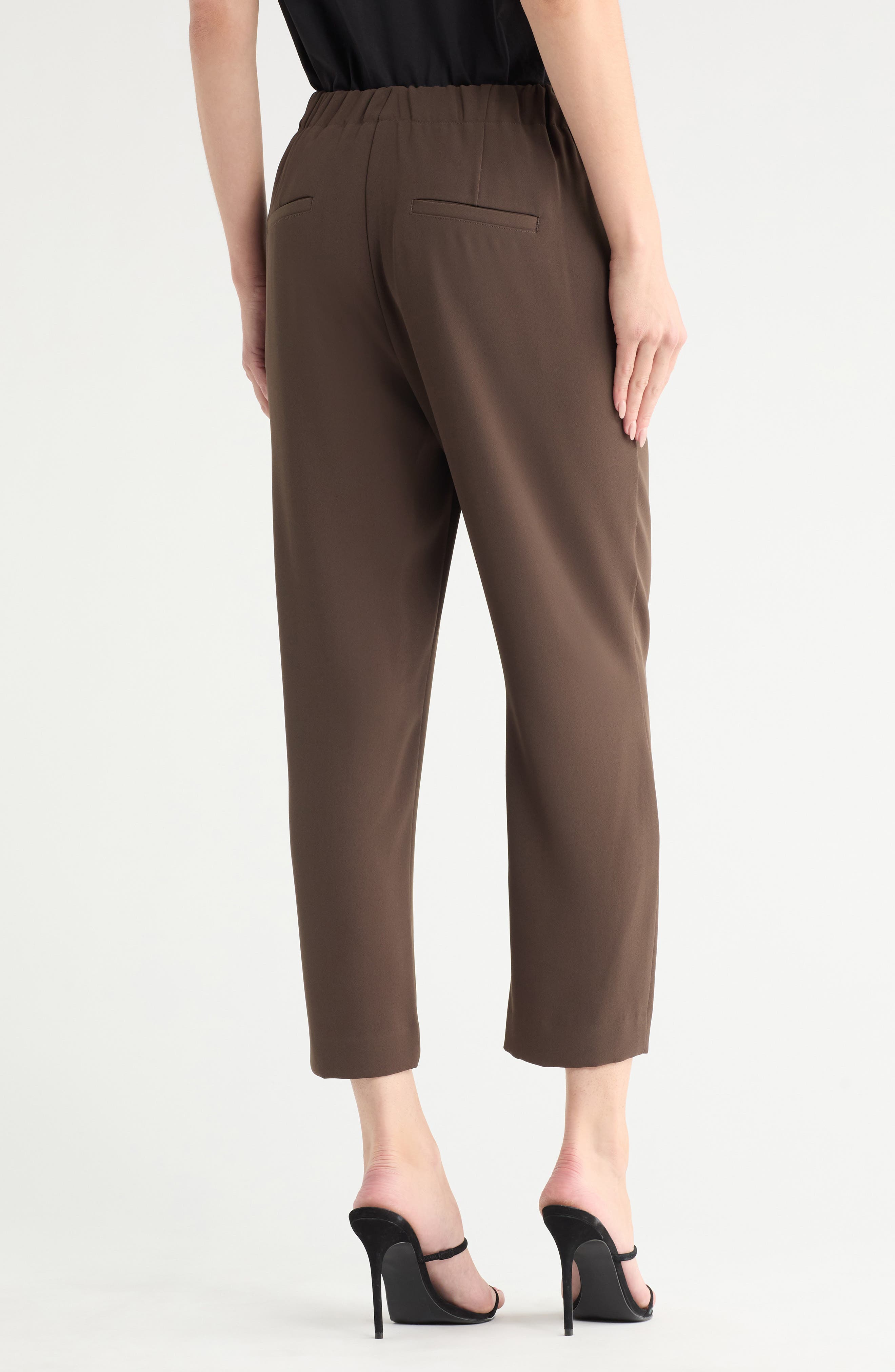 Mid Rise Tapered Pull-On Pants - image 2
