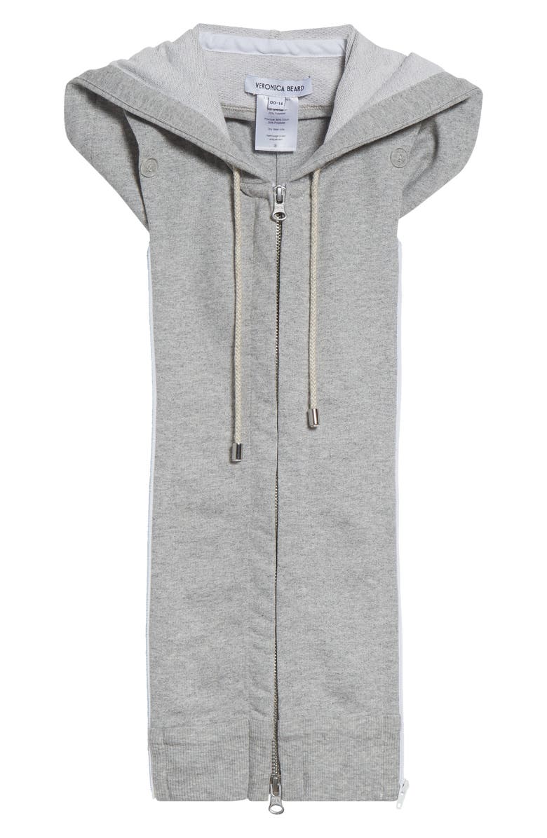 Veronica Beard Hoodie Dickey, Main, color, Heather Grey