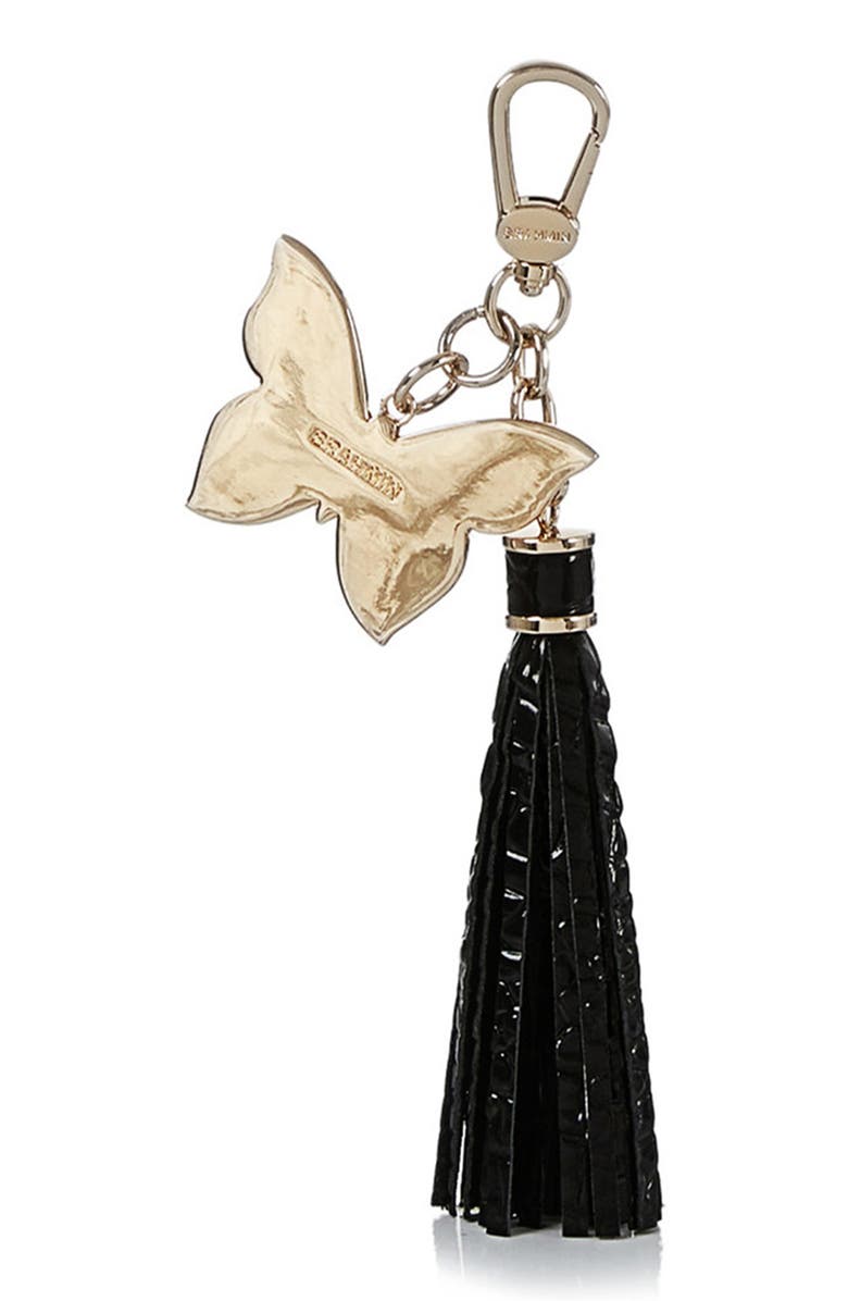 Brahmin Butterfly & Tassel Bag Charm, Alternate, color,