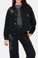 Disturbia Cleo Phoenix Denim Jacket