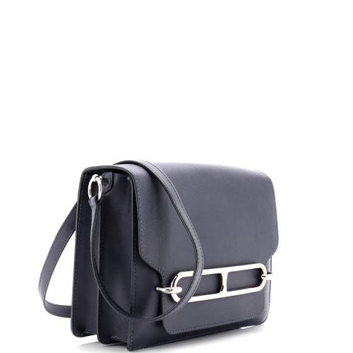 Pre-owned Hermes Hermes Roulis Bag Evercolor 23 In Blue