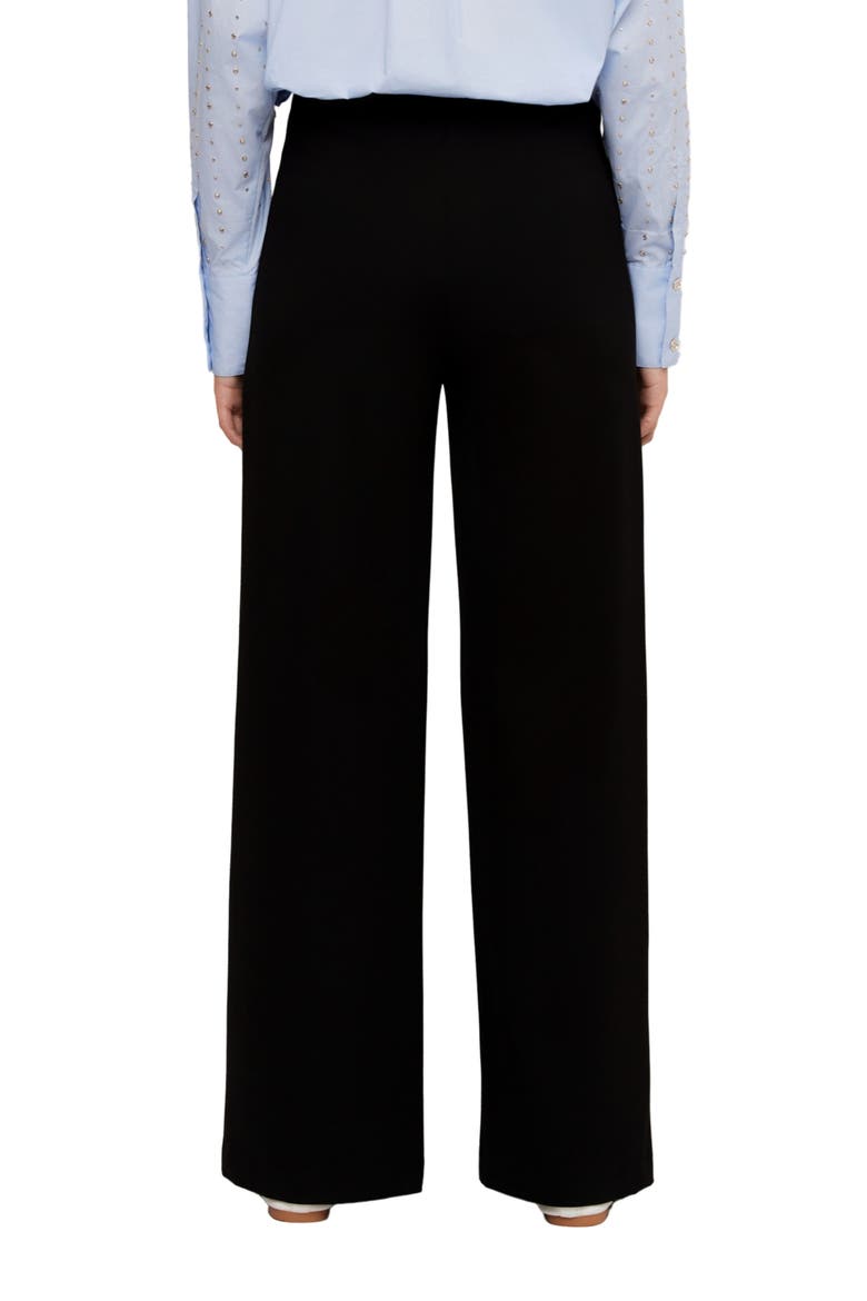 Jordyn High Waist Wide Leg Pants, Alternate, color, BLACK