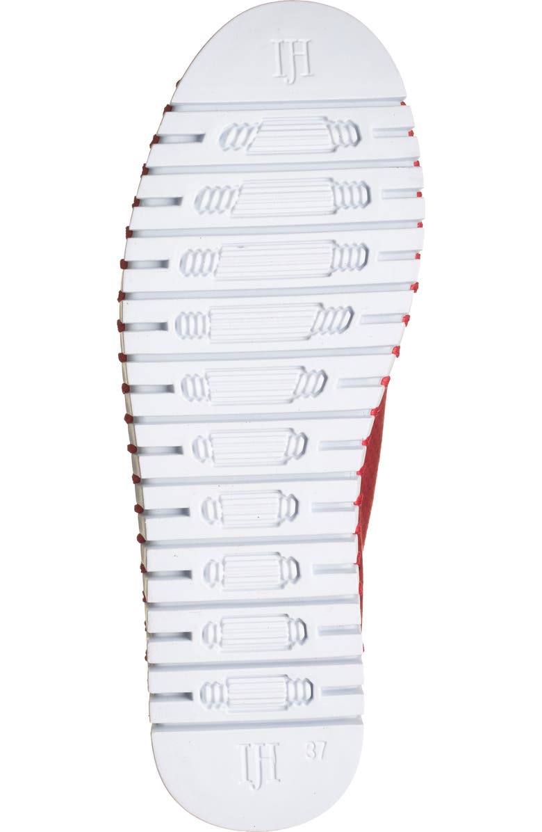 Ilse Jacobsen Tulip Perforated Sneaker, Alternate, color, Deep Red