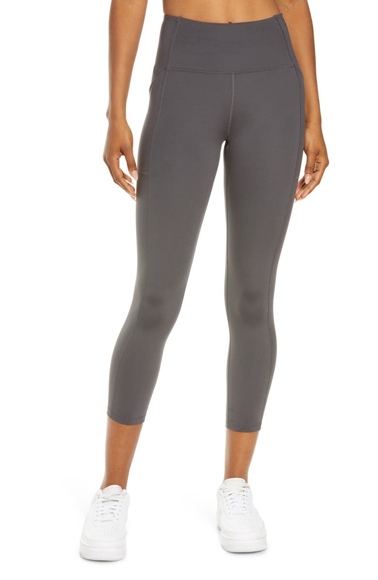 Girlfriend Collective Pocket Crop Leggings, Main, color,