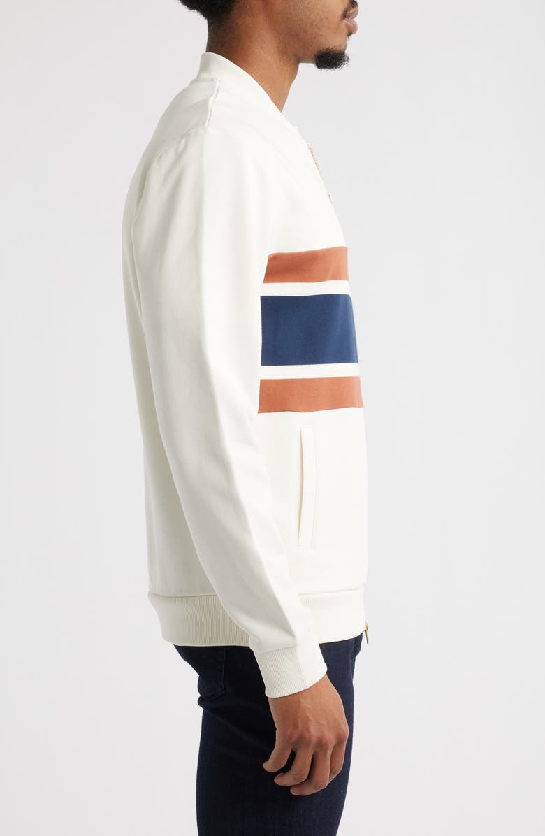 Fred Perry Stripe Cotton Sweatshirt, Alternate, color, 