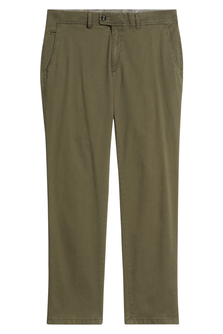 Evans Flat Front Straight Leg Chinos, Alternate, color, OLIVE